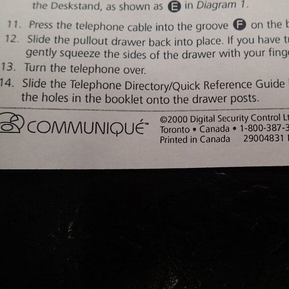 Desk Stand for DSC Communique Phone system - Picture 2 of 7